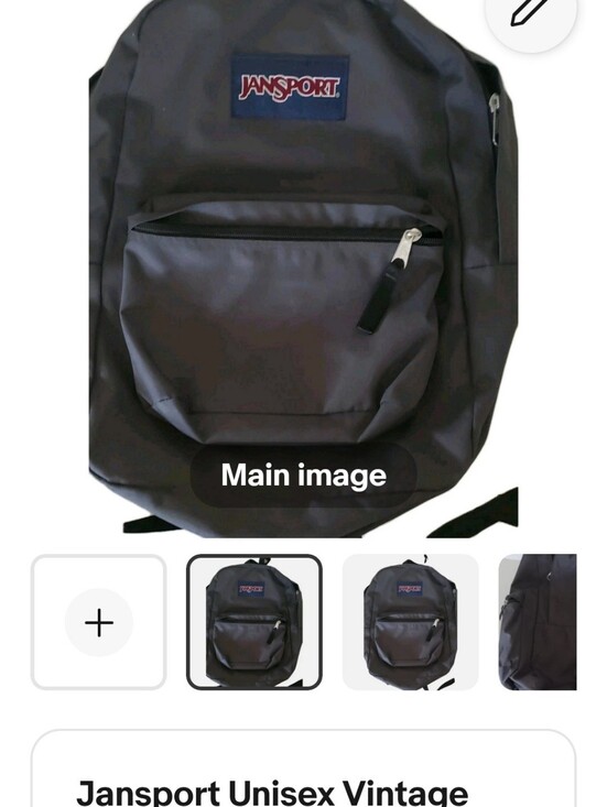 Jansport Other - Jansport Black Backpack with Front Zip Pocket